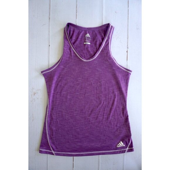 adidas Tops - Adidas Womens Purple Climalite Racerback Tank Top - Size M